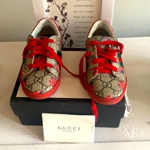 Authentic Gucci toddler shoes